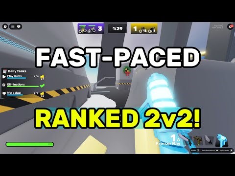 INSANE 2v2 Ranked WIN on Bridge 🔥 | Gunblade & Freeze Ray Gameplay | Rivals Roblox