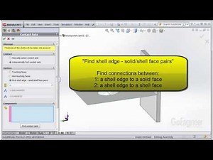 SOLIDWORKS 2012 - SHELL Contact in Simulation