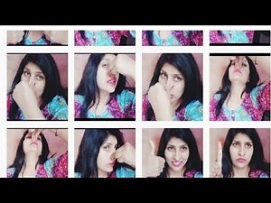 Beautiful girl nose pinch touching song challenge video 😻🥰