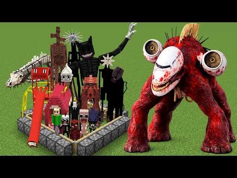 New Сreepypasta mutant mobs combined in Minecraft
