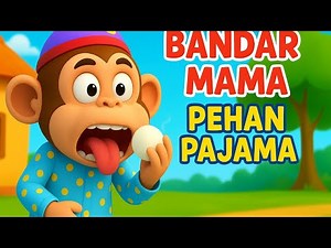 Bandar Mama Pahan Pajama | Bandar Mama Hindi Children Song | Hindi Rhymes for Children | Kids Nur...