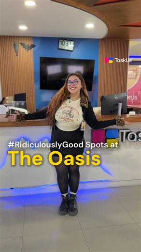 Welcome to TaskUs Mexico: The Oasis! 🌴 Escape the ordinary and dive into a career where growth, comfort, and amazing perks await. Come see what makes our site a true refuge. | TaskUs