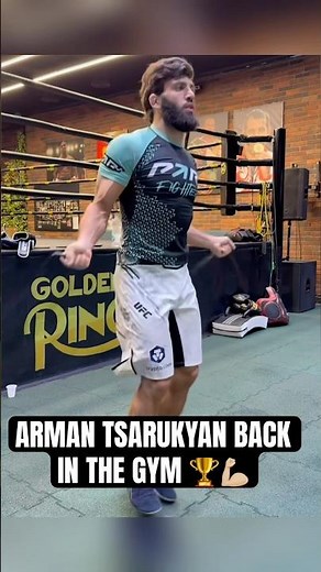 No. 1 UFC lightweight contender Arman Tsarukyan training for his next fight in the Octagon 🏆💪🏼