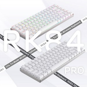 RK ROYAL KLUDGE RK84 Pro Wireless 75% Mechanical Keyboard