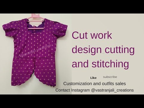 Cutwork :- The Art of Cutting and Stitching. #tops #cutwork