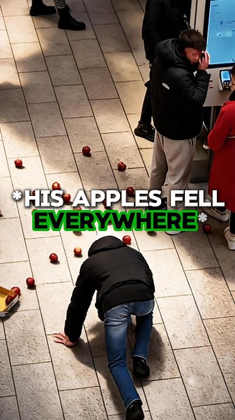 He Dropped His Apples