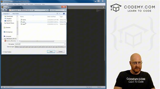 003 -使用 Tkinter 创建按钮 - Python Tkinter 图形用户界面教程 #3