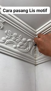 Tutorial pasang Lis motif... #reel #fyp #tutorial #LikeFollowShare #ceiling | Eep Saepudin