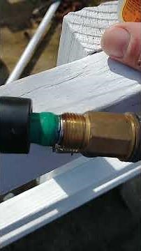 repairing leak on ends of bionic steel hose ends where it screws in water hose repair metal super