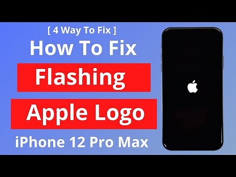 How To Fix Flashing Apple Logo On iPhone | iPhone 12 Apple Logo Flashing