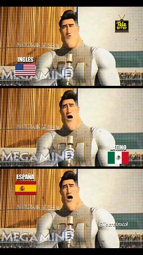 Megamente(2010) - Original y doblajes 🇦🇷🇲🇽🇪🇸 | teleretrocol