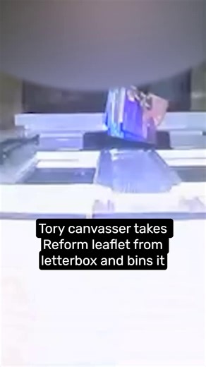 A Tory canvasser was caught on camera taking a Reform leaflet from a resident's letterbox and putting it in their bin. The footage from Denton comes ahead of the Gorton and Denton by-election later this month. #manchestereveningnews #politics #election | Manchester Evening News