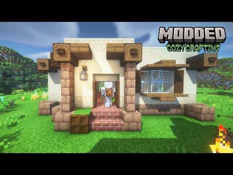 Building a Home in Modded Minecraft 🌿 Ep. 3