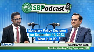 1.4K views · 76 reactions | #SBPPodcast explains how fiscal consolidation, normalizing imports and an uptick in foreign inflows are expected to help contain inflation in the country. #SBPMonetaryPolicy | State Bank of Pakistan | Facebook