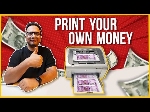 How To Print Your Own Money | Get Rich By Printing Money | Counterfeit Money | Paritosh Nath