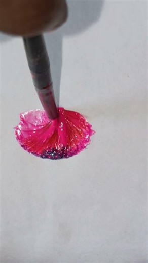 amazing acrylic paint🩷🩵#painting#shorts#youtubrshorts#art