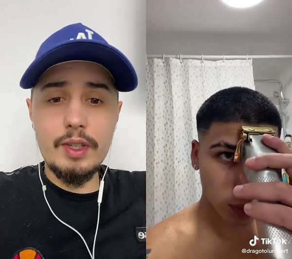 #duet cu @CALI #fyp #fy #viral #haircut #hairstyle #5pasidebine #misiuneatiktok #viralvideo #fade #selfhaircut