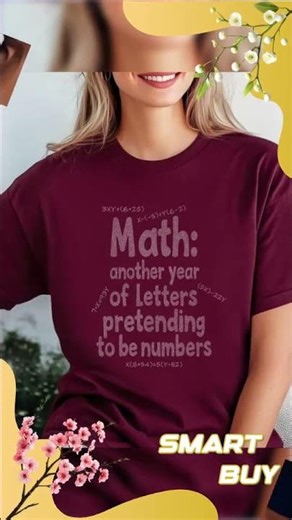 Funny Math Humor T-Shirt: Geeky Teacher/Student Tee