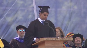 27K views · 425 reactions | David Brooks, best known as an op-ed columnist for The New York Times, brought the commencement crowd on their feet Saturday morning - with a theme of trusting relationships, thick connections and healthy communities. #UNH19 | University of New Hampshire | Facebook