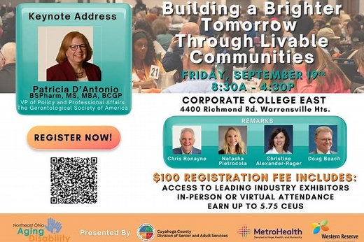 NE Ohio Aging & Disability Summit to Host Keynote Speaker Patricia D’Antonio in Cleveland This September