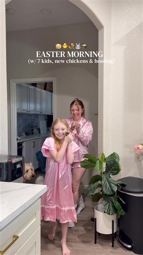 Mom's Chaotic Easter Morning Routine with 7 Kids & Baby Chickens