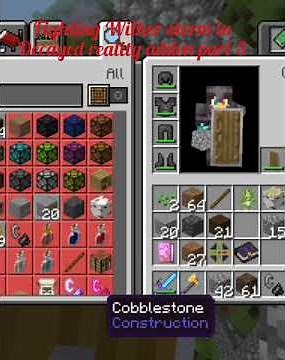 Fighting Wither storm in Decayed reality addon part 3 #minecraft #mcpe #mods #mcaddon