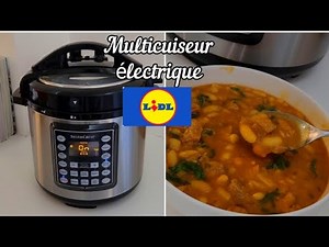 ✨️Haricots blancs parfaitement cuits en un rien de temps avec l’Auto-cuiseur Lidl ! #lidl