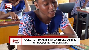 The arrival of examination question papers at the Nima Cluster of Schools to mark the official start of the 2025 Basic Education Certificate Examinations. #TV3GH | TV3 Ghana