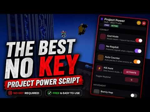 BEST FREE No Key Script in Project Power (2026)