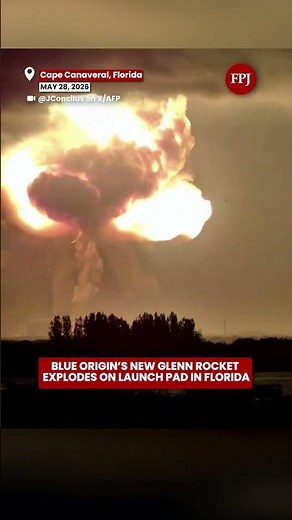 Blue Origin’s New Glenn Rocket Explodes on Launch Pad in Florida
