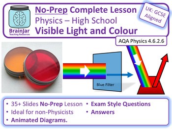 Visible Light & Colour / Color - Complete No-Prep Lesson