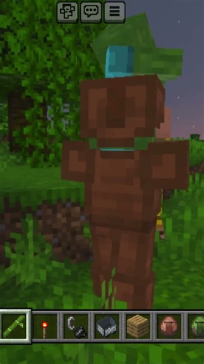 Minecraft on iPhone 13 📱🔥 Ultra Smooth Pocket Edition Gameplay | Viral Shorts 2025