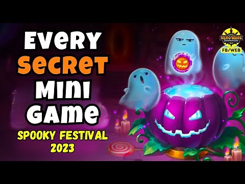 All Hidden Spooky Festival Mini Games | Hero Wars Dominion Era