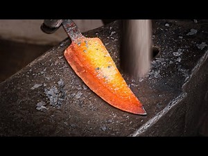 Knifemaking: Kitchen Knife Made With Scrap High Carbon Steel