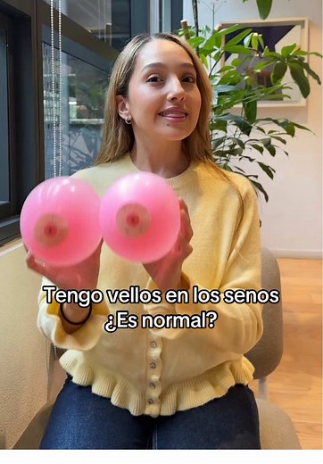 ¿Es normal tener vellos en los senos?