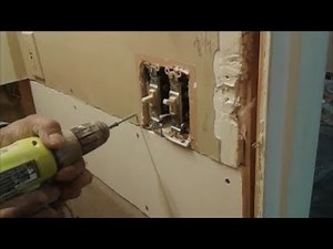 How to install Fiberglass Drywall - Transition between Cement Board and Drywall