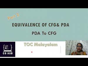 Convert PDA into CFG