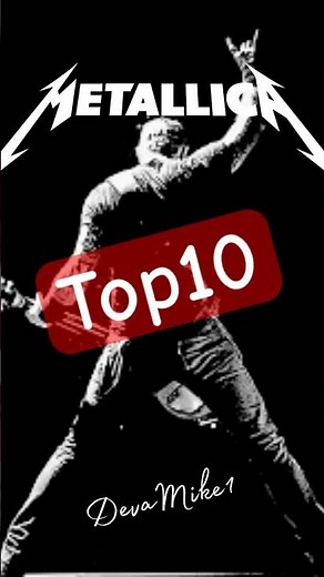 🇺🇸 Top 10 🎸 de Metallica | Los clásicos que hicieron historia #metallica #music