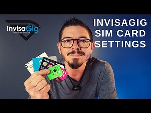 Getting Started with the InvisaGig 5G Modem - SIM Card Settings