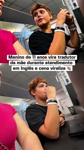 11-year-old boy becomes his mother's translator during an English-language appointment and the sc...