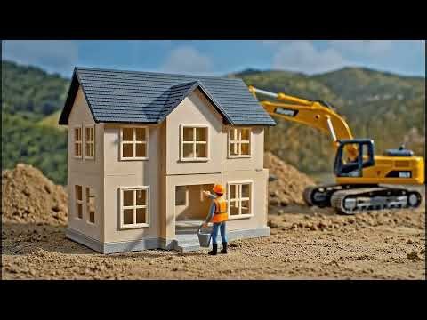 Mini Construction Build From Scratch | Tiny Machines, Big Project