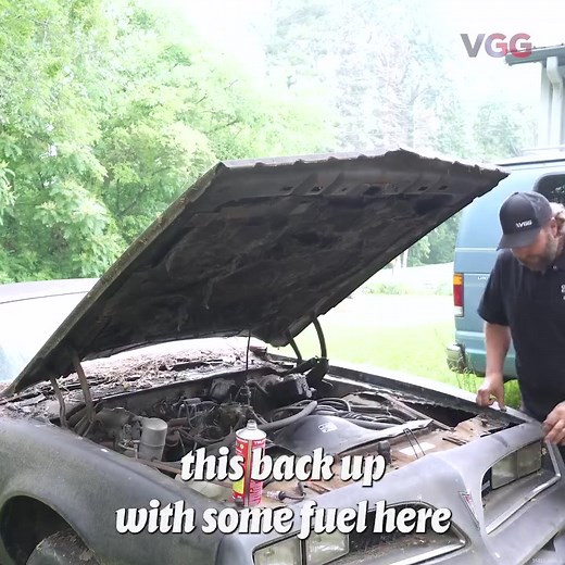 Think this abandoned rusty beyond repair 1978 Pontiac Firebird will start? And if so, think the car will actually make it 700 miles home? #VGG #firebird #pontiac #satisfying #revival | Rebecca Elrod