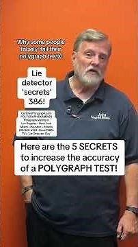 Secrets to improve polygraph results accuracy!