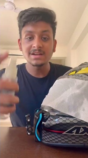 How to clean helmet visor without getting scratches