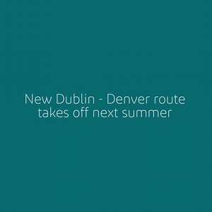 We’re delighted to announce a new direct service between Dublin and Denver 🇺🇸☘️ We’ll be flying 4 times a week from 17 May 2024 ✈️ | Aer Lingus