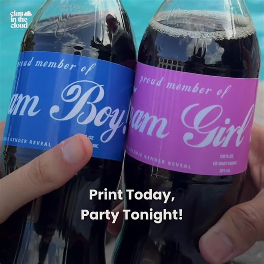 Personalized Christmas Soda Sticker Labels | Holiday Drink Labels | Printable Soda Bottle Labels | Christmas Party Favors | Digital File