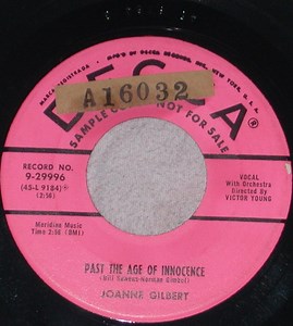 Joanne Gilbert - Past The Age The Of Innocence / The Sweethearts Lullaby