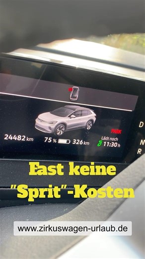 Elektroauto mit PV-Strom laden, Photovoltaik, April-Oktober keine Stromkosten, kein Benzin, VW, ID.4