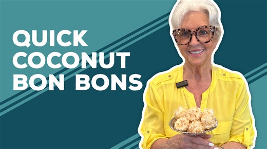 35K views · 653 reactions | Gather your children and grandchildren to help you with this quick and easy dessert recipe! I'm makin' my Quick Coconut Bon Bons recipe: https://www.pauladeen.com/recipe/quick-coconut-bon-bons/ | Paula Deen | Facebook