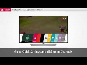 [LG WebOS TV] - Troubleshoot No Signal issues in your LG Smart TVs